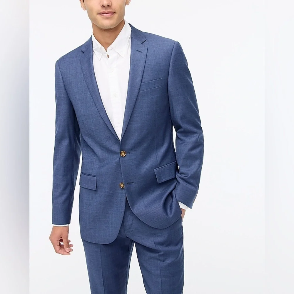 J Crew Slim-fit Thompson worsted wool suit jacket G1730